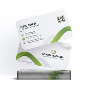400 GSM Matt Laminated Rounded Corners Business Card