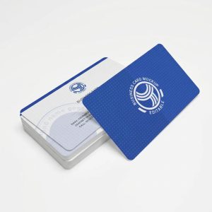 400 GSM Spot UV Matt Laminated Rounded Corners Business