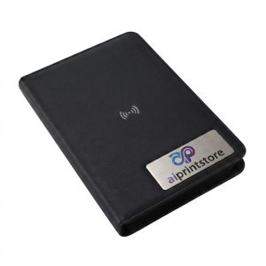 Notebook A5-Zipper Wireless Power Bank