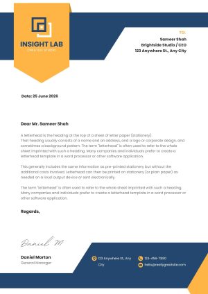 letterhead