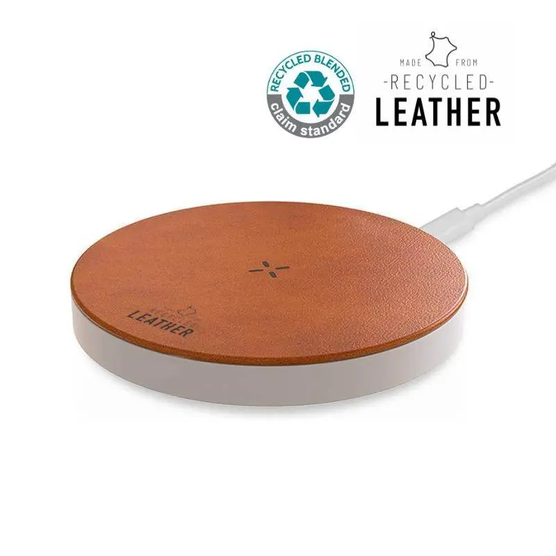ANZIO - Recycled Leather 15W Wireless Charger - Image 2