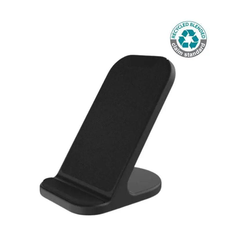 BASEL - @memorii Recycled 10W Wireless Charger Phone Stand - Image 2