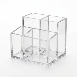 custom-acrylic-pen-holder-clear-desktop-organizer-stationer-display