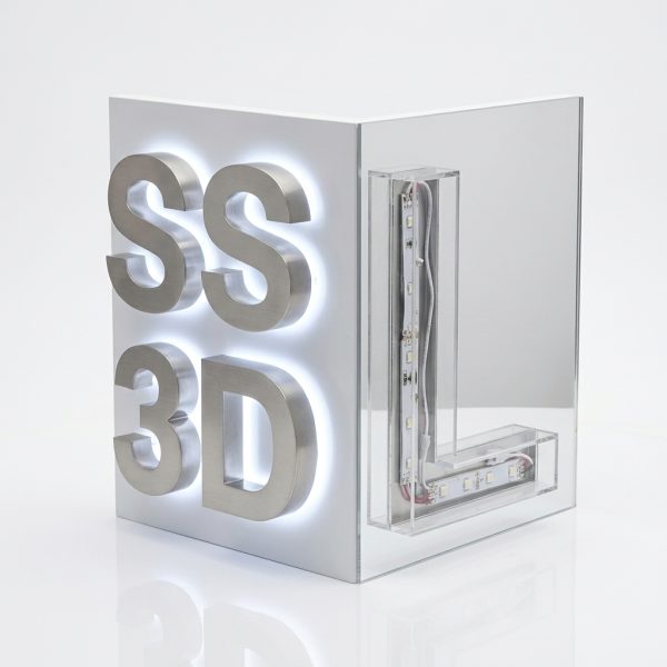 SS Backlit 3D Lettering